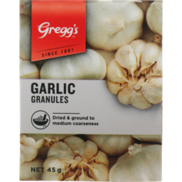 Photo of Greggs Seasoning Packet Garlic Granules 45g