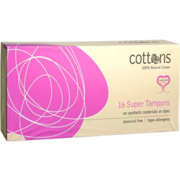 Photo of Cottons Tampons Super 16pk