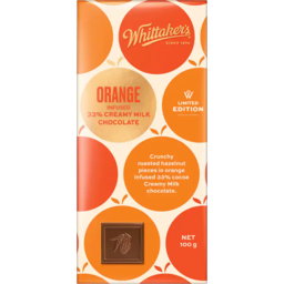 Photo of Whittaker's Chocolate Artisan Collection Orange Milk Chocolate