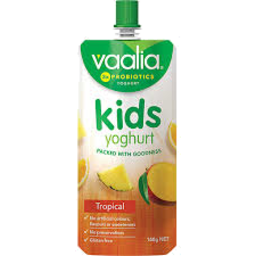 Photo of Vaalia Kids Probiotics Yoghurt Tropical 140g
