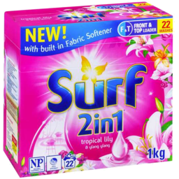 Photo of Surf Laundry Powder F&T Sunshine 12x1kg Carton