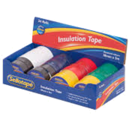 Photo of Sellotape Insulation Tape Assorted Colours