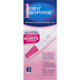 Photo of First Response Instream Pregnancy Test 3 Pack