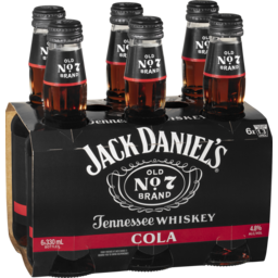 Photo of Jack Daniel's 4.8% & Cola 6x330ml Bottles