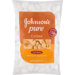 Photo of Johnson's Pure Cotton Balls 120-pack