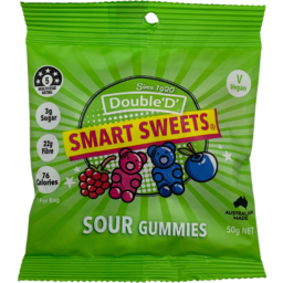Photo of Double D Smart Sweets Sour 50gm