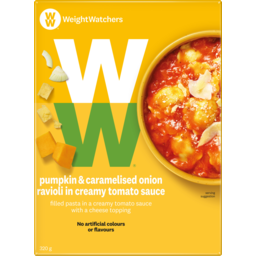 Photo of Weight Watchers Pumpkin & Caramelised Onion Ravioli Creamy Tomato Sauce