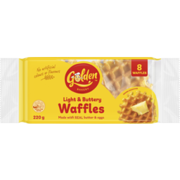 Photo of Golden® Light And Buttery Waffles 220g