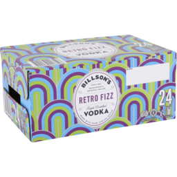 Photo of Billson's Vodka With Retro Fizz 24x355ml