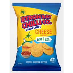 Photo of BYRON BAY CHILLI CO Chilli Cheese Corn Chips 250g