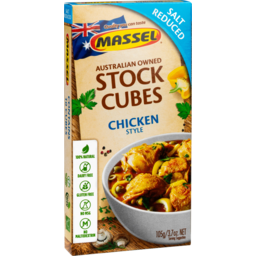 Photo of Massel Plant Based Salt Reduced Chicken Style Stock Cubes