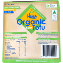 Photo of Hakea Organic Tofu 375g