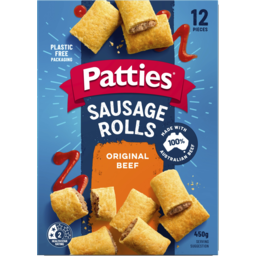 Photo of Patties Classic Sausage Rolls 12 Pack