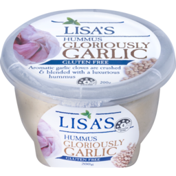 Photo of Lisa's Hummus Gloriously Garlic 200g