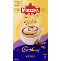 Photo of Moccona Mocha Cadbury Style Coffee Sachets 8 Pack 132g