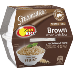 Photo of Sunrice In 40 Seconds Microwave Quick Cups X2 Wholegrain Rice Grain 250g