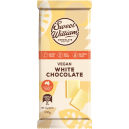 Photo of Sweet William Vegan White Chocolate Block 100g