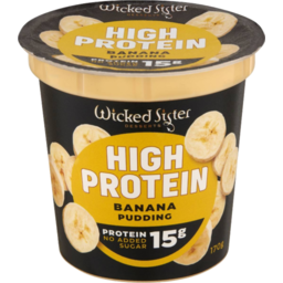 Photo of Wicked Sister High Protein Banana Pudding 170gm