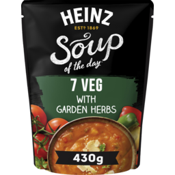 Photo of Heinz Soup Of The Day 7 Veg With Garden Herbs Pouch 430g