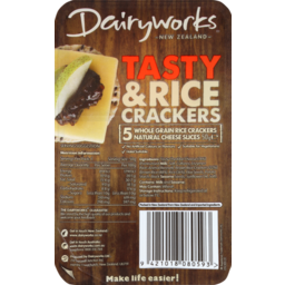 Photo of Dairyworks Cheese & Rice Crackers Tasty 50g