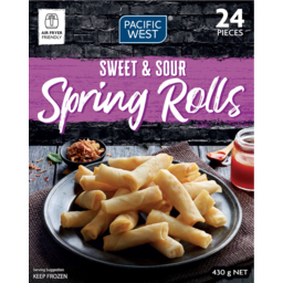 Photo of Pacific West Sweet & Sour Spring Rolls Value Pack 24 Pack 430g
