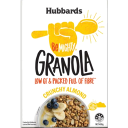 Photo of Hubbards Be MIghty Granola Crunchy Almond 400g
