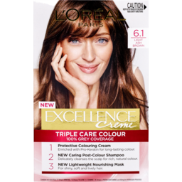 Photo of L'oréal Paris Excellence Crème 6.1 Light Ash Brown Hair Colour 