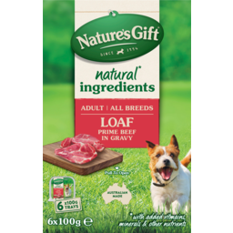 Photo of Natures Gift Prime Beef In Gravy Loaf Dog Food