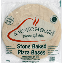 Photo of Smokehouse Sorrento Stone Baked Pizza Bases 375gm