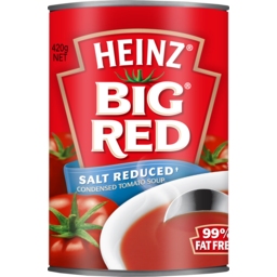 Photo of Heinz Big Red Tomato Soup Salt Reduced 420g