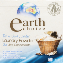 Photo of Earth Choice Ultra Concentrate Top & Front Loader Laundry Powder 1kg