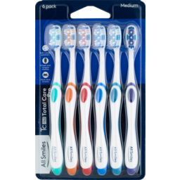 Photo of All Smiles Toothbrush Total Care Pro Medium 6 Pack