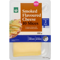 Photo of WW Cheese Slices Natural Smoked 200g