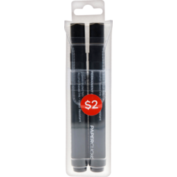 Photo of Paperclick Permanent Marker Black 2 Pack