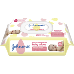 Photo of Johnsons Baby Skincare Wipes 80 Cloth Wipes 200x160mm