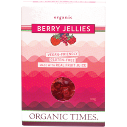 Photo of ORGANIC TIMES Org Berry Jellies 80g