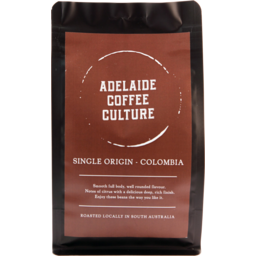 Photo of Adelaide Coffee Culture Roasted Single Origin Colombia Coffee Beans 250g