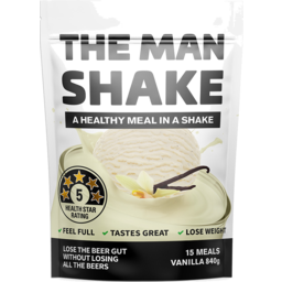 Photo of The Man Shake Vanilla Meal Replacement Shake