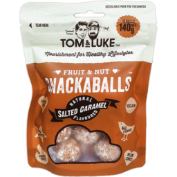 Photo of Tom & Luke Salted Caramel Flavoured Fruit & Nut Snackaballs 140g
