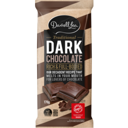 Photo of Darrell Lea Traditional Dark Chocolate Block 170g