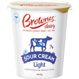 Photo of Brownes Sour Cream Light 400gm