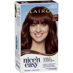 Photo of Clairol Nice 'N Easy 3.5bg Natural Dark Burgundy Permanent Hair Colour