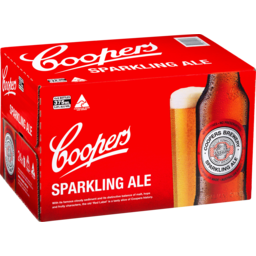 Photo of Coopers Sparkling Ale Bottles 375ml X 4 X 6 Pack Carton 375ml