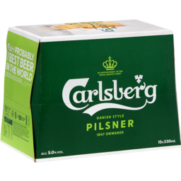 Photo of Carlsberg 15x330ml Bottles