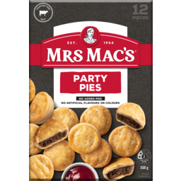 Photo of Mrs Macs Mini Beef Pies 12 Pack