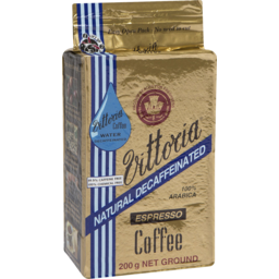 Photo of Vittoria Coffee Decaffeinated Ground Coffee