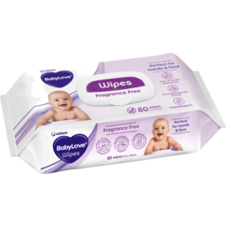 Photo of Babylove Everyday Baby Wipes 80 Pack
