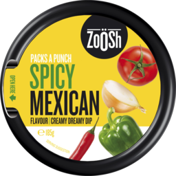 Photo of Zoosh Classic Creamy Spicy Mexican Flavour Dip 185g