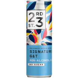 Photo of 23rd Street Signature Gin & Tonic Non Alcoholic Can