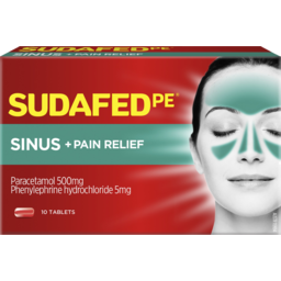 Photo of Sudafed Pe Sinus + Pain Relief Non Drowsy Tablets 10 Pack